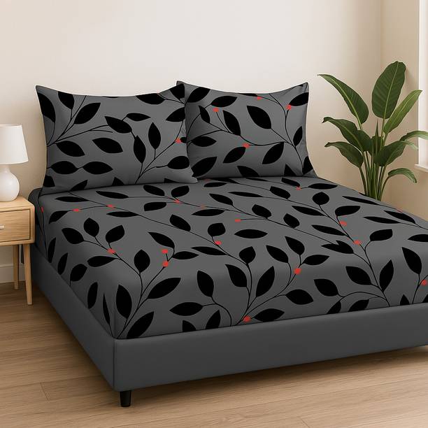 AJ GLOBAL HANDICRAFT 230 TC Cotton Double 3D Printed Fi...