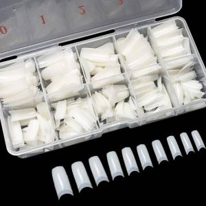 KISANPATEL 500Pcs Natural False Nails Tip