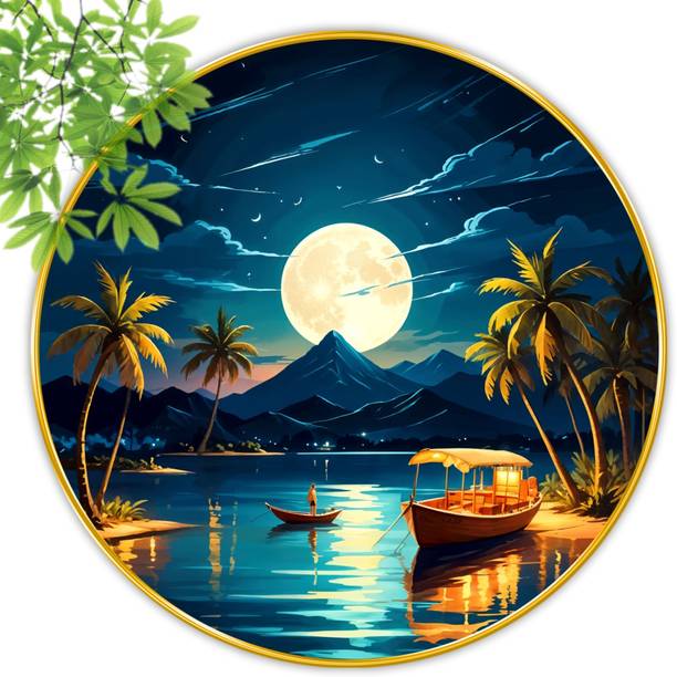 saf Nature Art Premium gold strip framed wall paintings...