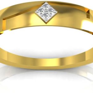 avsar BOR010YA 18kt Cubic Zirconia Yellow Gold ring