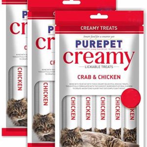purepet PUREPET CREAMY LICKABLE TREAT CRAB & CHICKEN Cr...
