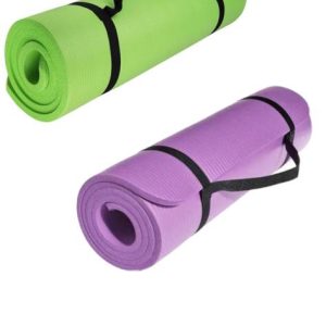 FLYLITE DUAL DELIGHT YOGA MAT COMBO Purple, Green 4 mm ...