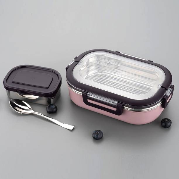 NOVEL Lunch Box Stainless Steel Leak Proof Hot Meal Eas...