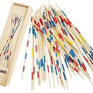 Bloombec Mikado Wooden 31 Pick Up Sticks with Box, Mika...