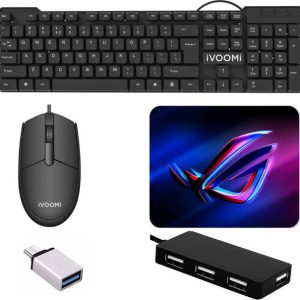 Henture iVoomi Keyboard, Mouse and usb Hub , mouse pad ...