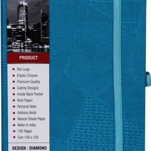 ERIKRAUZ Diary-notbook A5 Diary single rule 192 Pages