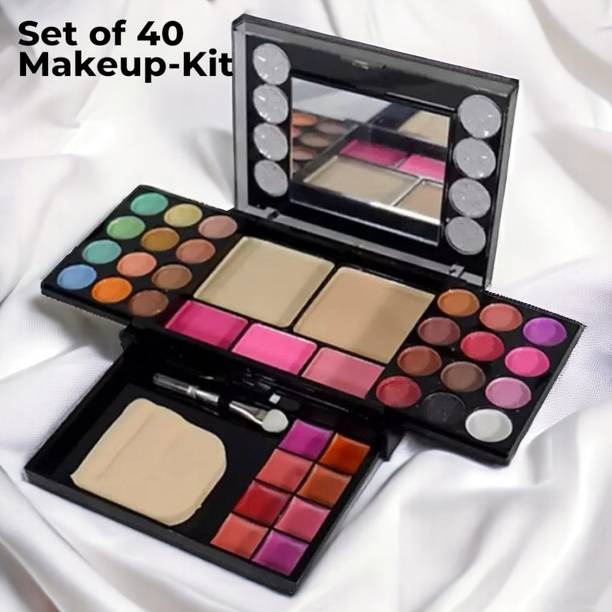 NYN Makeup Kit - Eye-Shadows, Lip Colors, Blushes, Spon...