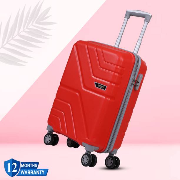 Kandel London Small Cabin Suitcase (57 cm) 4 Wheels - Hard Sided PP 4...