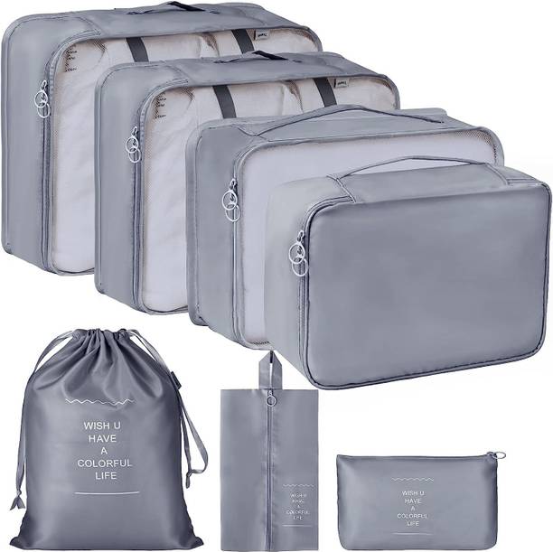 NESTIFY Travel Organizer 7 PCS Packing Cubes Lightweigh...