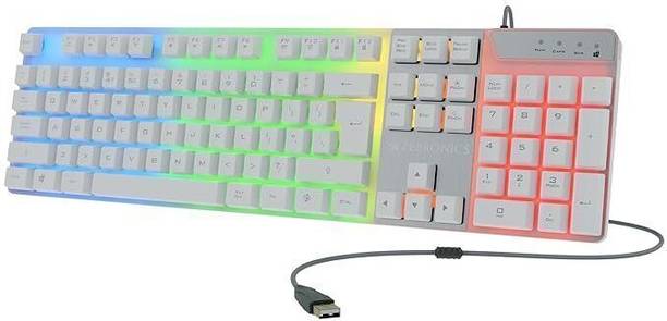 ZEBRONICS ?ZEB-WAR-K (White) Wired USB Laptop-size Gami...