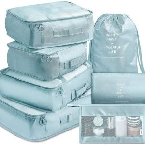 BHAVRUTT 7 in 1 Travel Organizer Travel Packing Cosmeti...