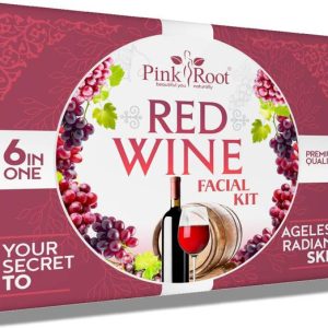 PINKROOT Red Wine Facial Kit for Glowing Skin |Blemish ...