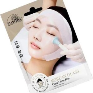 Velvetree Korean Glass 6-Step Facial Kit Treatment with...