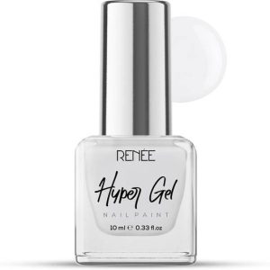 Renee Hyper Gel Nail Paint Ivory White, Chip Resisting ...