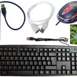 ANJO USB Keyboard-LED Mouse-Mouse Pad-3.0 USB Hub-Ext C...