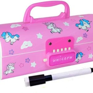 NXSVAA 0.003 UNICORN Art Plastic Pencil Box