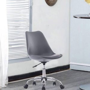 MAESTRO Study Stool With Chrome Base Fabric Office Exec...