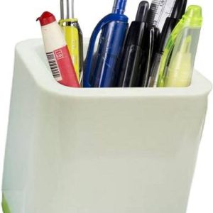 Sambhuya 1 Compartments Plastic Pen Stand