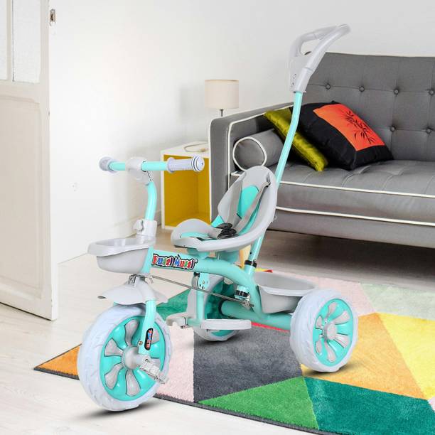 TOYSHOPPEE kids tricycle with Rubber Wheels/Baby Tricyc...