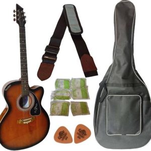 MUSICALWORK CityCart-038G Acoustic Guitar Tonewood Rose...