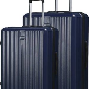 MOVE-MEANT Hard Body Set of 2 Luggage 8 Wheels - Number Lock Poly ...