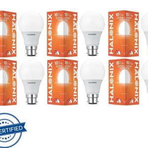 HALONIX 10 W Basic Round B22 LED Bulb