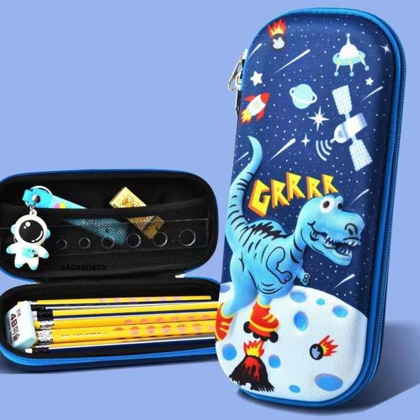 SAEKOS Dinosaur Pencil Box for kids 1 Art EVA Pencil Bo...