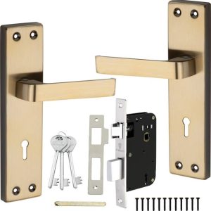 S-Guard Iron, Brass Glossy Handlesets