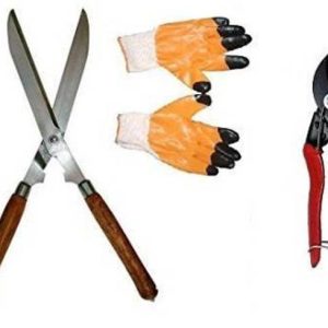 fitweight Hedge Shear With Wooden Handle, Pruner Cutter...