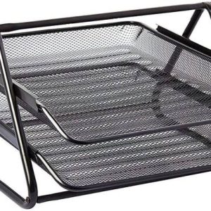 SK SOPPY 2 Compartments Metal Document Tray