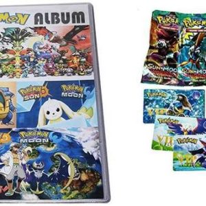 CrazyBuy Pokemon 192-Pocket Trading Card Album with 2 V...