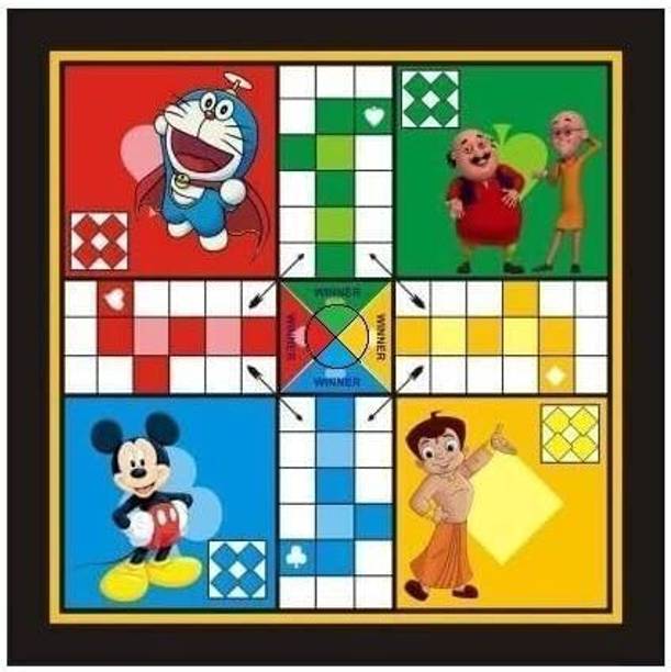 A S Ludo + Snake & Ladders 2 in 1 Combo With One Set Of...