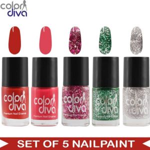 Color Diva (CD-NPCMB5-5163) - Maybe Multicolor Nail Pai...