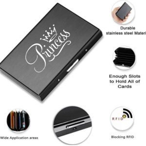 K K CROSI KK CROSI Long-Lasting RFID Blocking Matte Bla...