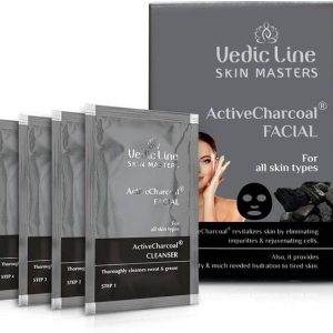 Vedic Line Active Charcoal Facial Monodose Kit