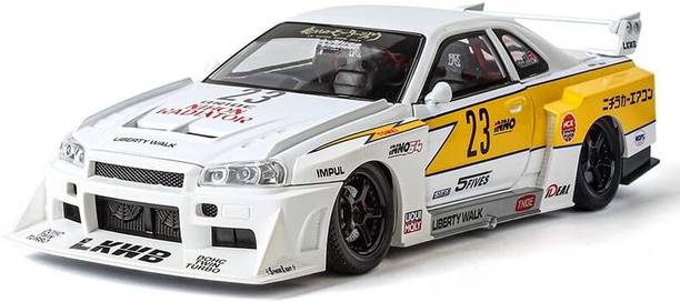 Just craft Nissan Skyline GTR-R34 S15 1:24 Diecast Mode...