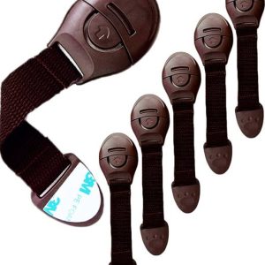 KidDough Safety Locks - Brown (6 pieces)