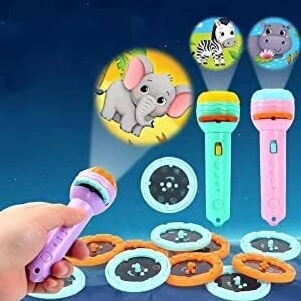 CrazyBuy Projector Flashlight Torch Kids Toy Education ...