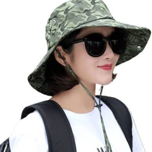 AlexVyan Army Round Sun Visor Hat Cap for Women & Girls...