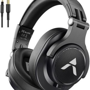 ADCOM Sound Master DJ Wired Over Ear Headphones with 40mm Drivers, 2 Detachable Cables Wired