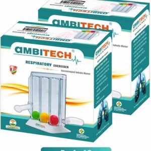 AMBITECH Respirometer 3 Ball Lung Exerciser Respiratory...