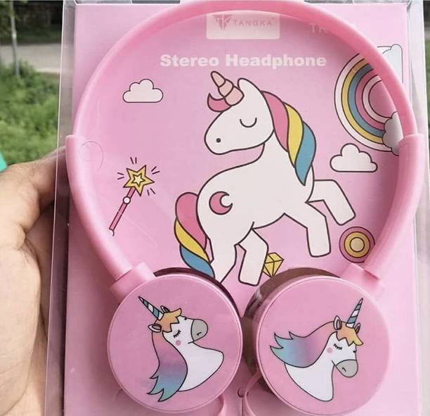 ASWORLD Unicorn Girls Wired Headphone 3.5mm Jack Wired