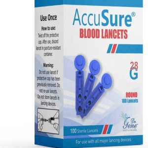 AccuSure Round Glucometer Lancets