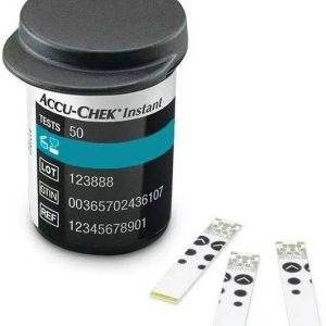 Accu Chek Instant Blood Glucose 50 Glucometer Strips