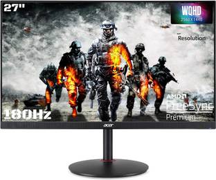 Acer XV2 68.58 cm (27 inch) WQHD LED Backlit IPS Panel with DCI-P3 95%, VESA DisplayHDR 400, Display W...