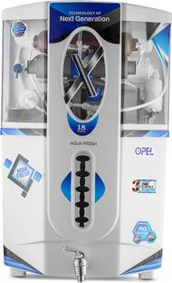 Aqua Fresh Opel copper ltr+copper filter 18 L RO + UV + UF + Copper + TDS Control Water Purifier with ...