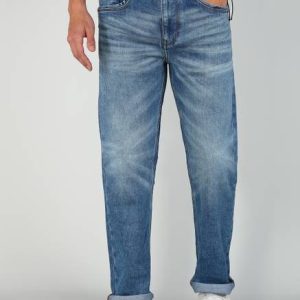 BEING HUMAN Men Straight Fit Mid Rise Blue Jeans