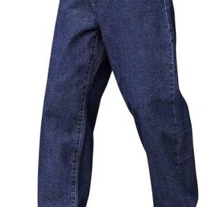 BREXX Men Relaxed Fit Mid Rise Dark Blue Jeans