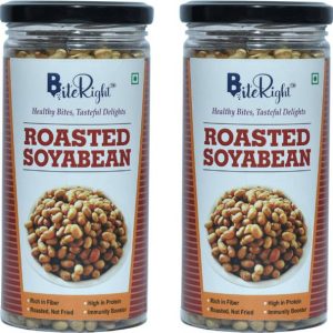 BiteRight Roasted Soyabean | High in Protein | Soya Snacks | Soyabean Snack
