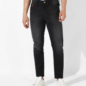 CAMPUS SUTRA Men Regular Mid Rise Black Jeans